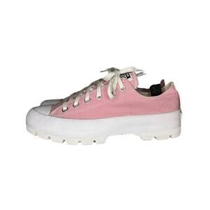 Womens Converse Chuck Taylor All Star Lugged Low Sneakers Size 9 Pink White